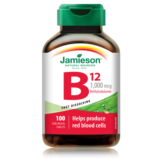 Vitamin B12 1,000 Mcg Methylcobalamin Sublingual Tablets