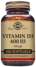 Vitamin D3 400 ul 10mcg 100 Pearls