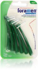 Angular shape interdental brushes