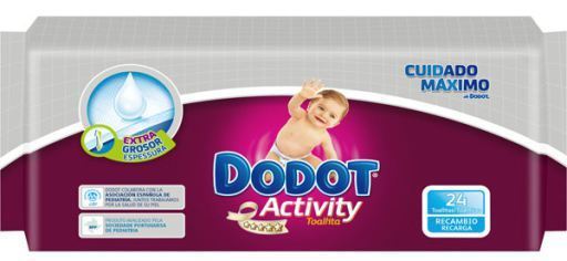 Activity Wet Baby Wipes 24 Units