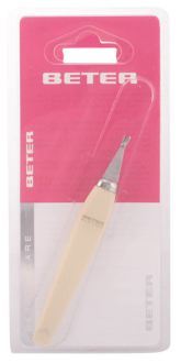 Stainless steel cuticle shaper