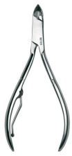 Stainless steel manicure cuticle nipper, lap joint