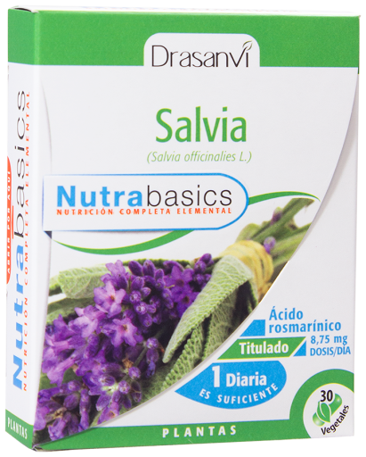 Salvia 30 capsules Nutrabasicos