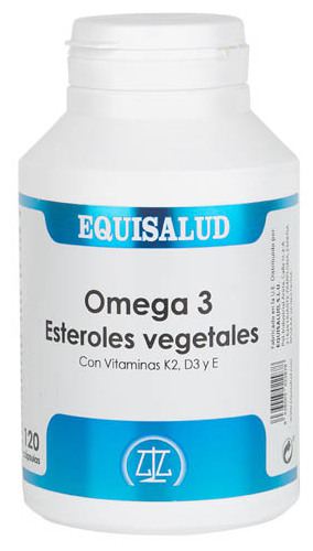 Omega 3 Fatty Acids and Vitamins Plant Sterols K2, D3, E