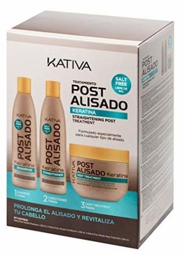 Post Keratin Straightening Kit 3 Units