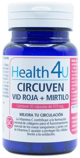 Circuven Red Vine + Blackbird 30 Capsules of 515 mg