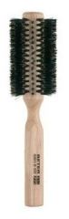 Oak wood round brush, mixed bristles, 61mm diam.