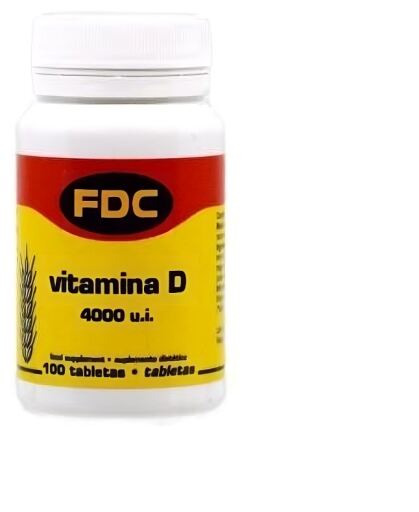 Vitamin D 4000 ui 100 Tablets