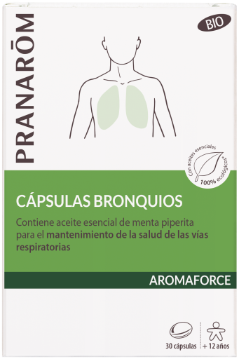 Aromaforce bronchi organic food supplement - PRANARÔM