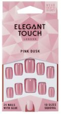 Pink Dusk False Nails 24 units