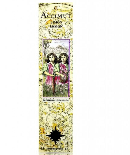 Incense Stick Accimut Gemini Lemon 15 units