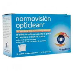 Normovisión Opticlean 30 Wipes