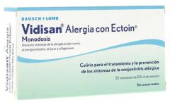 Vidisan Allergy Eye Drops with Ectoin Monodose 20x0.5 ml