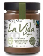 Chocolate and Hazelnut Cream La Vida Vegana 270 gr