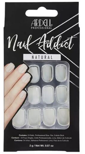 Nail Addict Natural Square False Nails