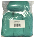 Green Polypropylene Shoe Covers 20 Pairs