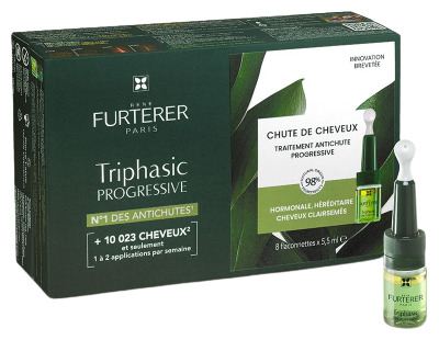 Triphasic Progressive Hair Loss Treatment 8 Ampoules