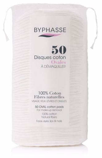 Oval Cotton Make-up Remover Discs 50 units