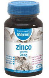 Zinc 20 Mg 60 Tablets