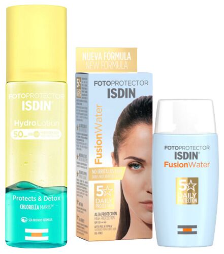 Fusion Water Sunscreen SPF 50 50 ml + Hydro Lotion SPF 50 200 ml