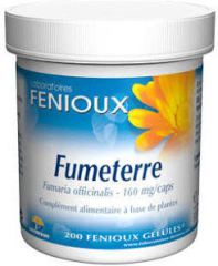 Fenioux Fumaria 200 Capsules 160 mg