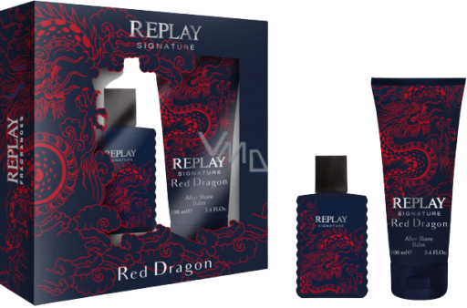 Eau De Toilette Signature Red Dragon Spray 50 ml + Aftershave 100 ml