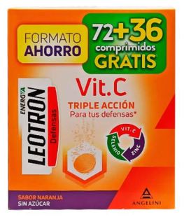 Vitamin C 72 + 36 Effervescent Tablets