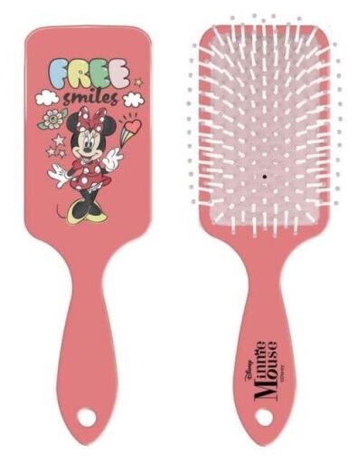 Disney Rectangular Minnie Pink Brush 1 Unit