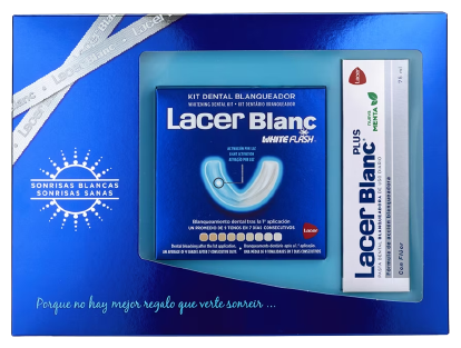 LACERBLANC WHITE FLASH dental kit + whitening toothpaste