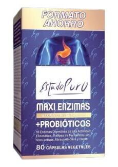 Maxi Enzymes With Probiotics 80 Capsules