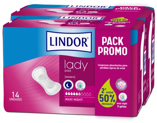 Lady Extra Pads Pack 4 Drops 28 Units