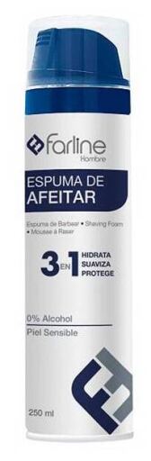 Men&#39;s Shaving Foam Sensitive Skin 0% Alcohol 250 ml